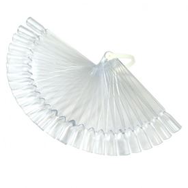 Nailcarrousel Fan CLEAR 32pcs, No Label | 311794
