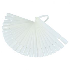 Nailcarrousel Fan NATURAL 32pcs, No Label | 311787