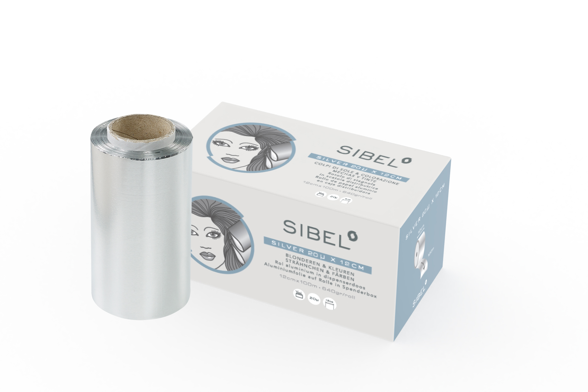 Rouleau D'Aluminium 20µ Argent 12cmx100m