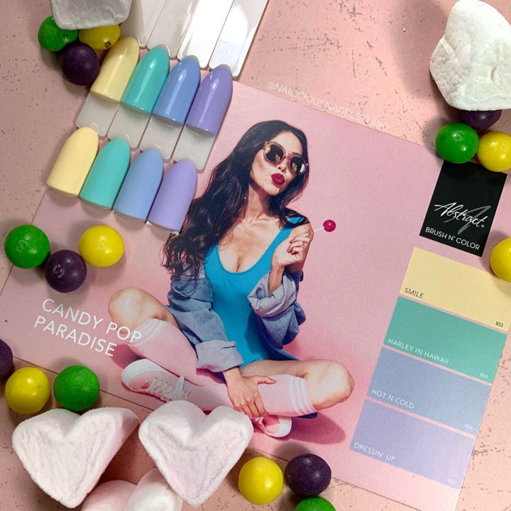 Collection Brush N' Color CANDY POP PARADISE 4 x 10ml