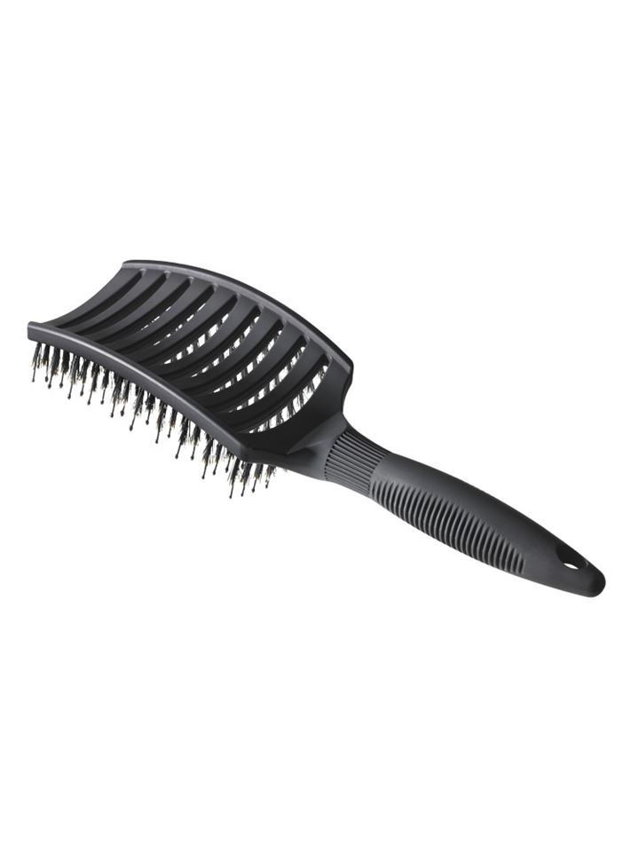 Brosse courbe poil de sanglier NOIR