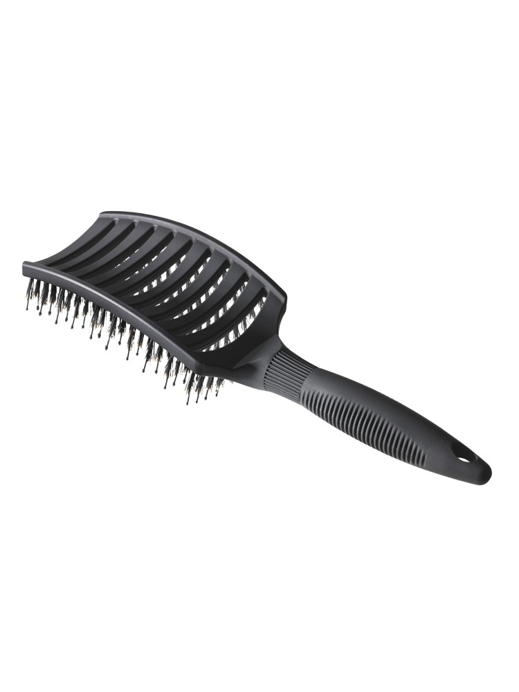 Brosse courbe poil de sanglier NOIR