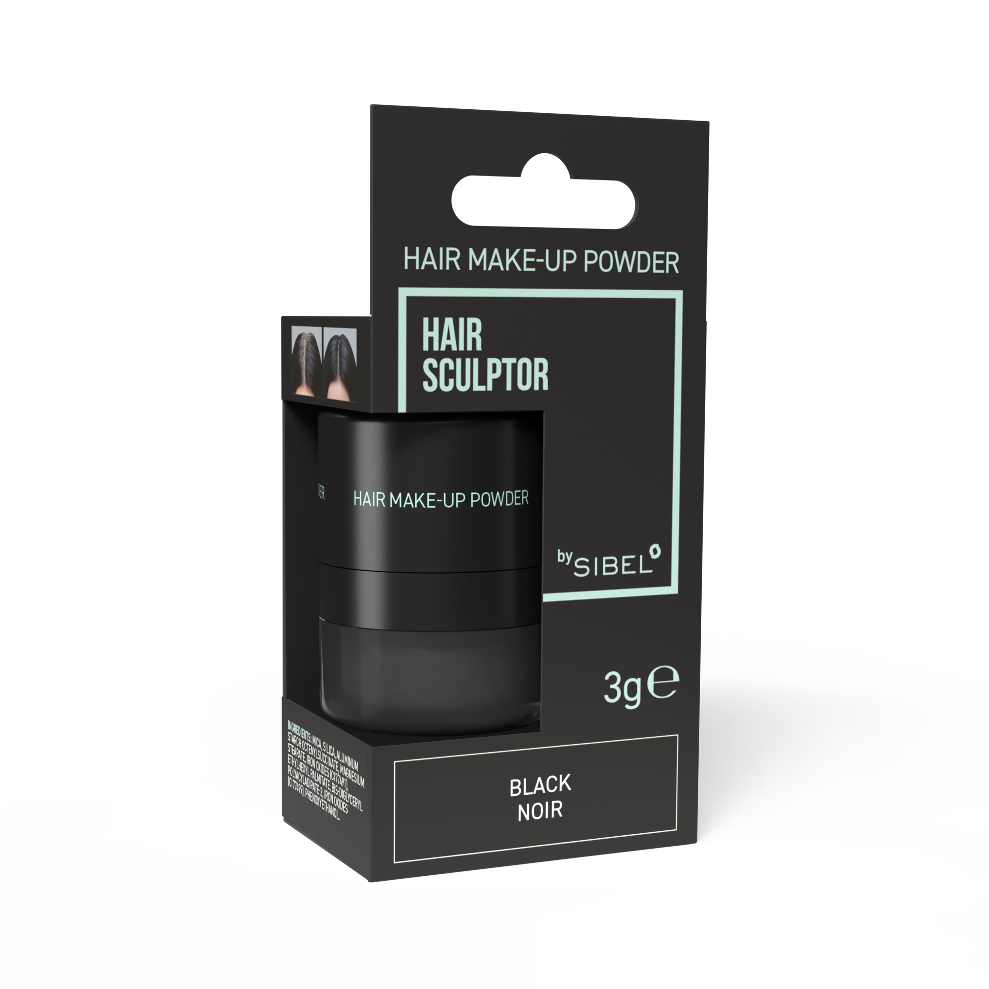 Poudre De Maquillage Capillaire 3g Noir