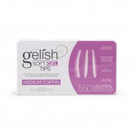 Soft Gel Tips MEDIUM COFFIN 550pcs