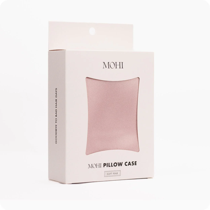 MOHI Satin Pillow Case - Soft Pink