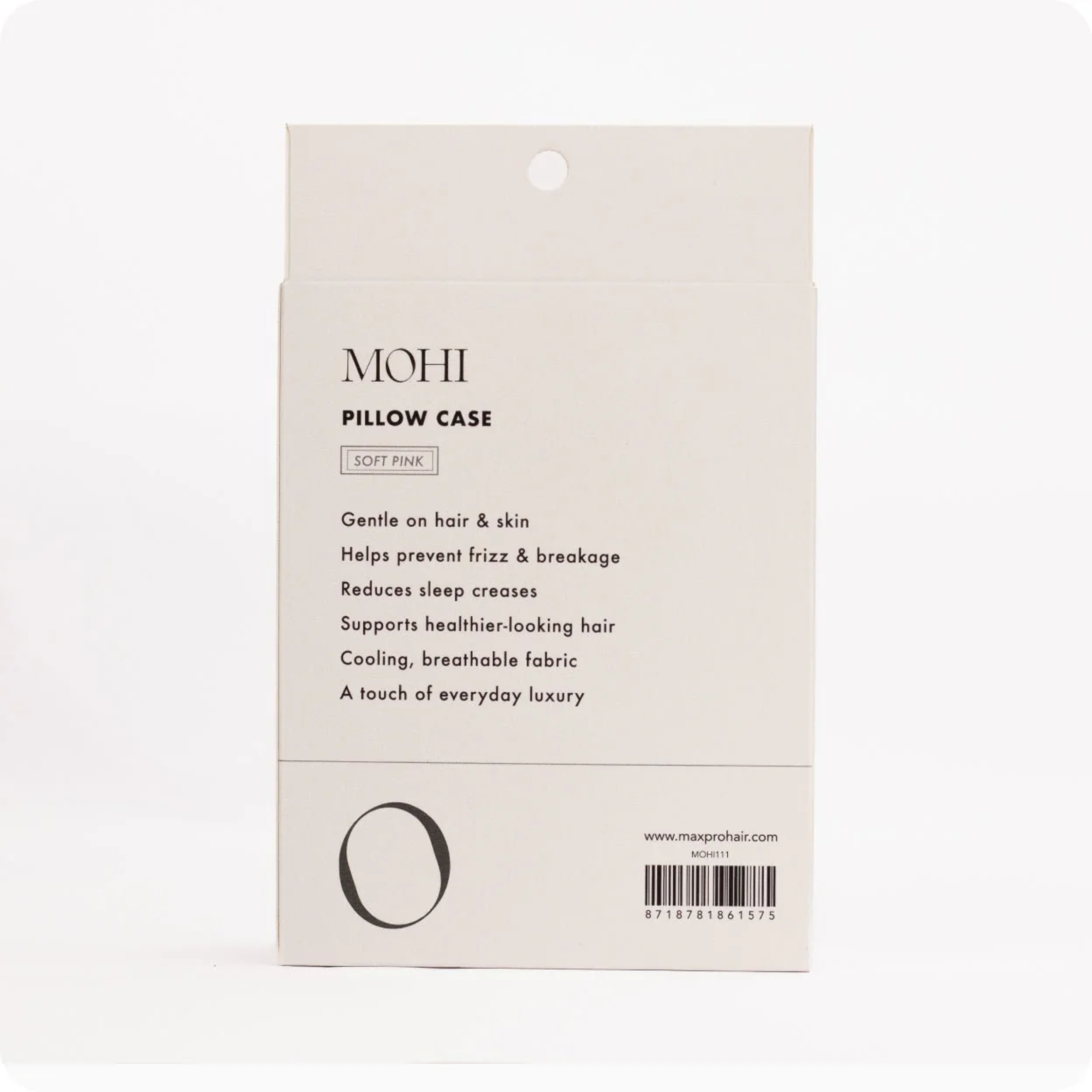 MOHI Satin Pillow Case - Soft Pink
