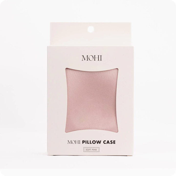 MOHI Satin Pillow Case - Soft Pink