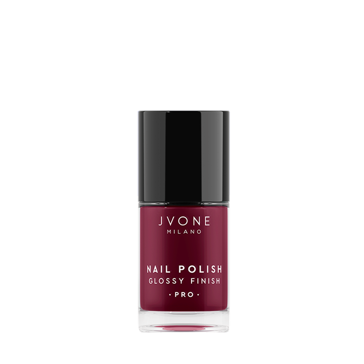 Jvone Nail Polish Glossy Finish  128 DARK CHERRY