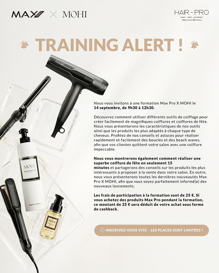 Formation MAX PRO X MOHI