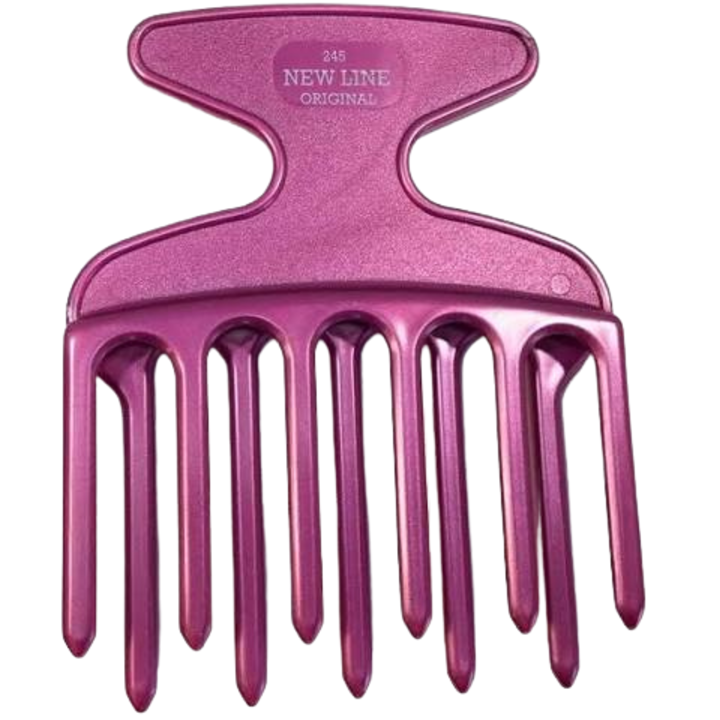 Peigne Afro Rose Métallique 33/245
