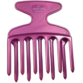 Peigne Afro Rose Métallique 33/245