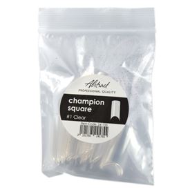 Refill Tips #1 Champion Square CLEAR (50pcs/bag) | Abstract
