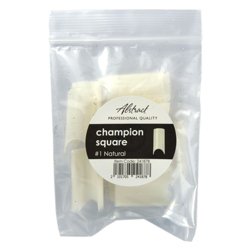 Refill Tips #1 Champion Square NATURAL (50pcs/bag)  | Abstract