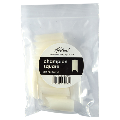 Refill Tips #3 Champion Square NATURAL (50pcs/bag)  | Abstract