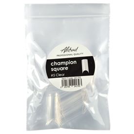 Refill Tips #5 Champion Square CLEAR (50pcs/bag) | Abstract