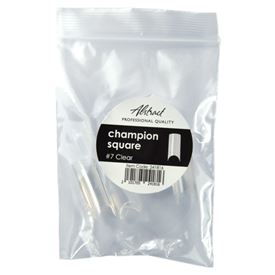 Refill Tips #7 Champion Square CLEAR (50pcs/bag) | Abstract
