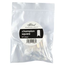 Refill Tips #9 Champion Square CLEAR (50pcs/bag) | Abstract