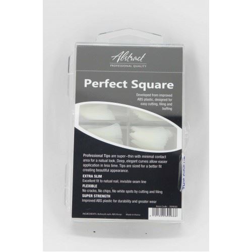 Perfect Square Natural Tips (100pcs/box), Abstract | 304666