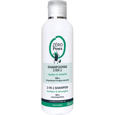 ZEROPOUX Shampooing 2 en 1200 ML