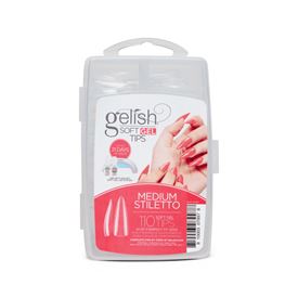 Soft Gel Tips MEDIUM STILETTO 110pcs GELISH