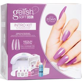Gelish Soft Gel MEDIUM COFFIN Intro Kit