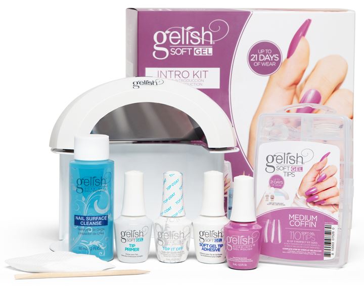 Gelish Soft Gel MEDIUM COFFIN Intro Kit