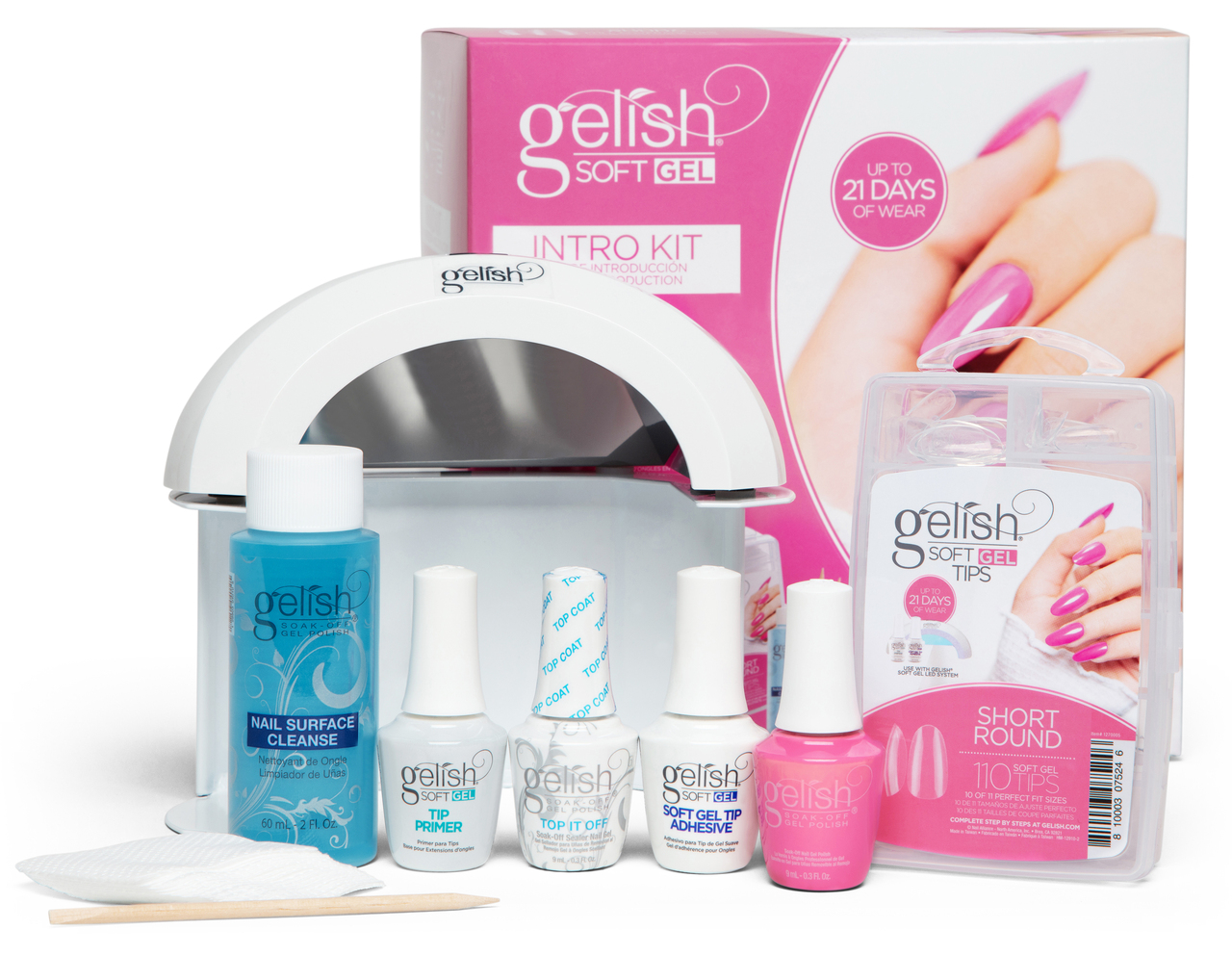 Gelish Soft Gel SHORT ROUND Intro Kit
