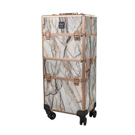 Trolley Marble Pink & White with Rose Gold Frame