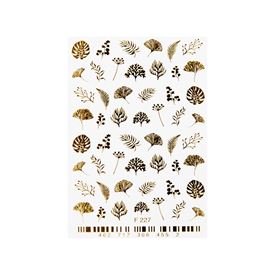 Flower Meadow F227 GOLD Water Decals