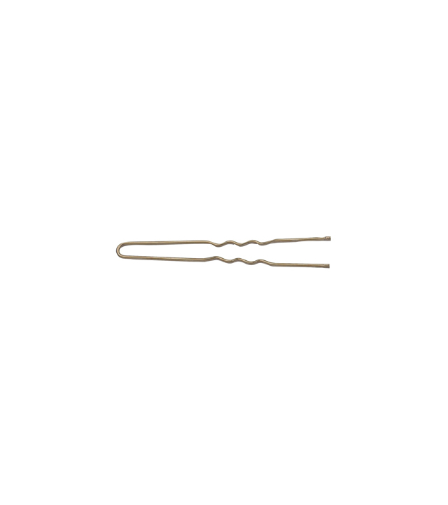 Wavy Pins 63MM Brown /500GR