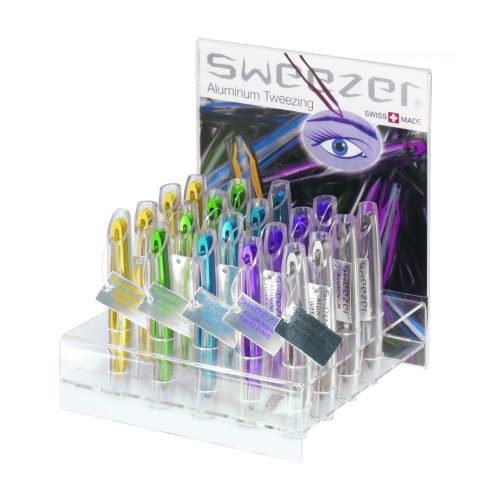 Pince Epil Sweezer 20pcs Display | Rubis