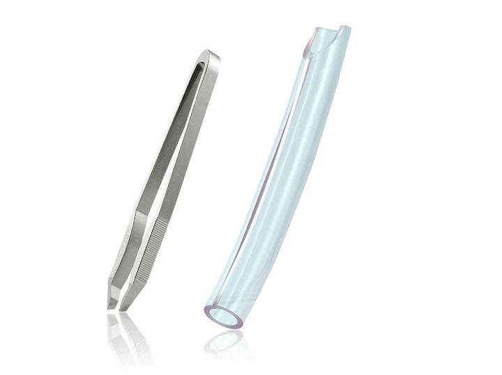 Pince Epil Sweezer slant SILVER | Rubis
