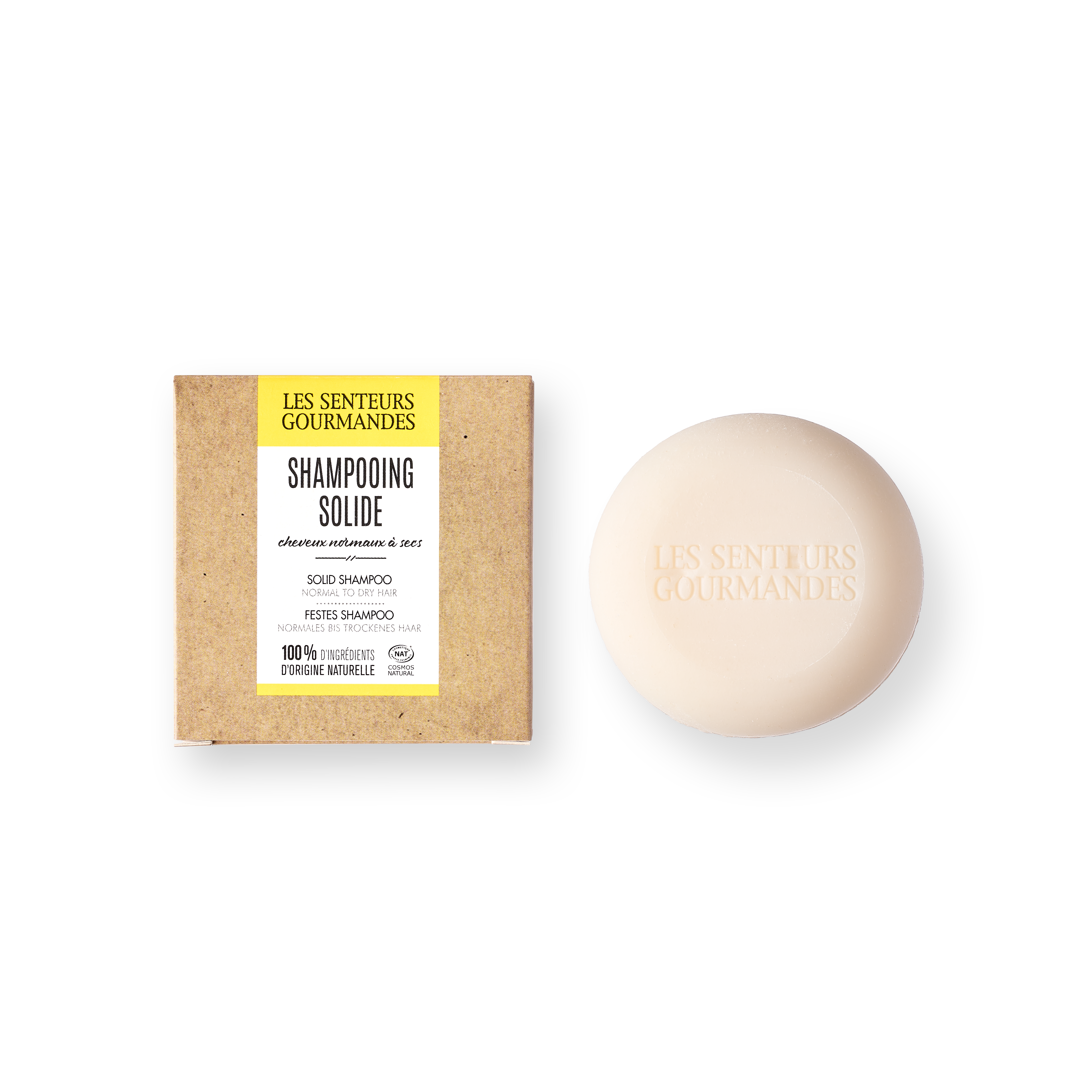 Shampooing solide cheveux secs 75g