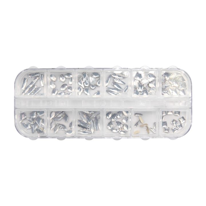 Luxe Tray CRYSTAL MIXED SHAPES Rhinestones