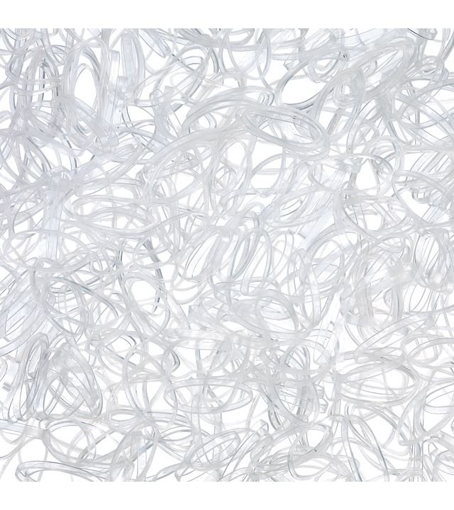 Elastic Bands 500pcs Transparent