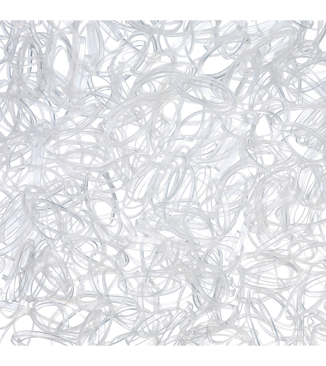 Elastic Bands 500pcs Transparent