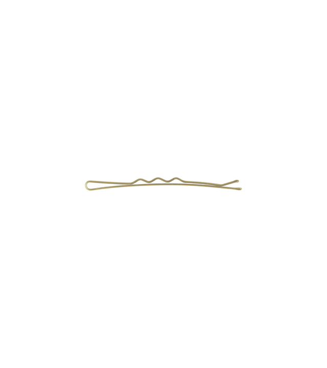 Wavy Hair Grips BLOND 50mm 24pcs