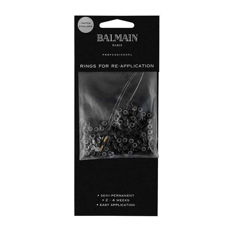 Balmain Soft Rings Zwart 100 pcs