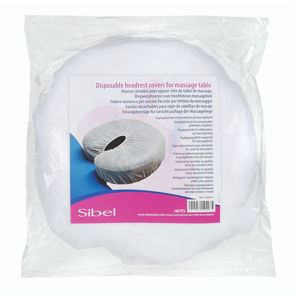 SIBEL Housse de protection pour repos visage, jetable 100pcs