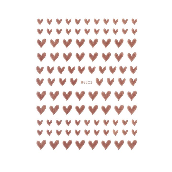 Nail Art Sticker FULL OF LOVE PINK