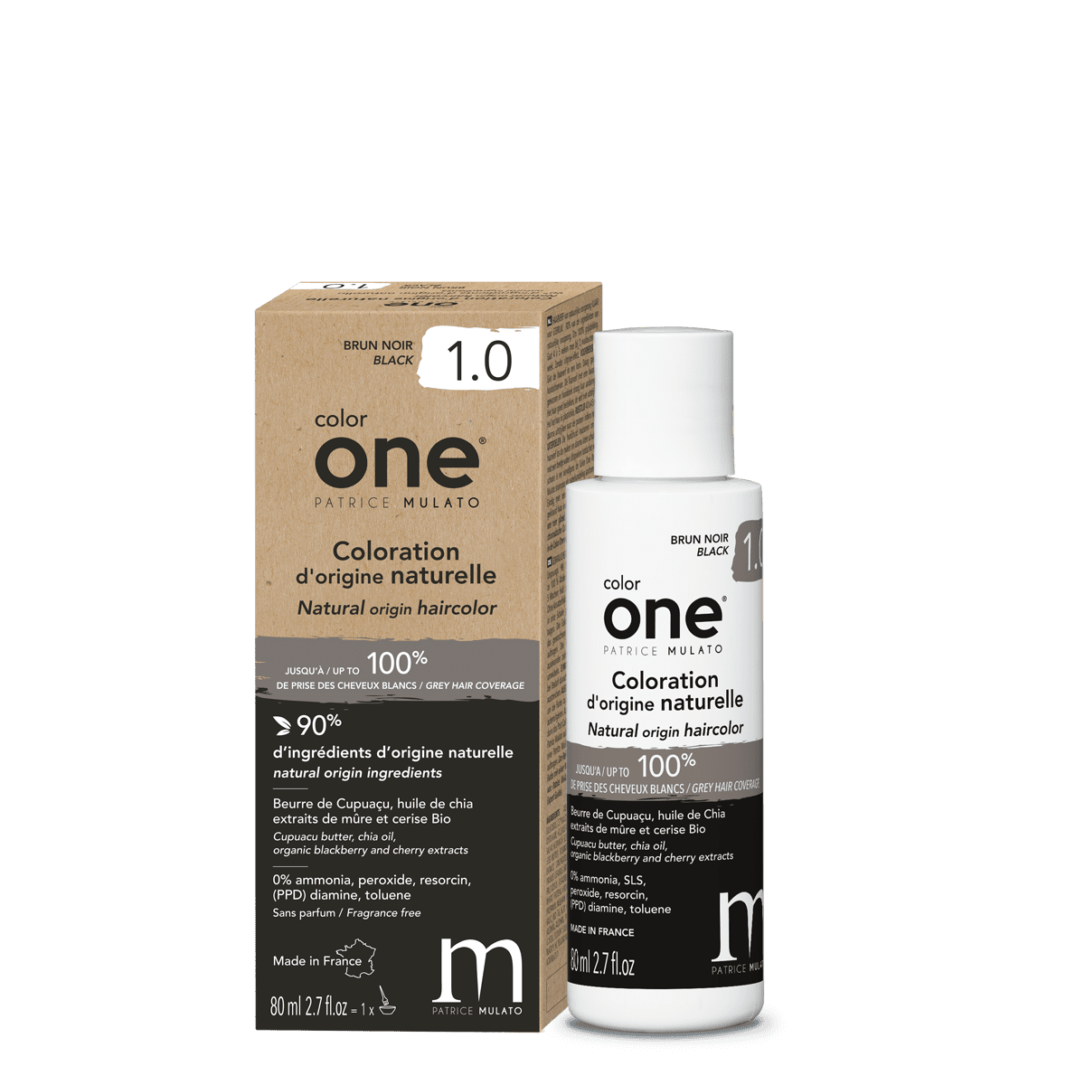 COLOR ONE Brun noir 1.0 - 80ML