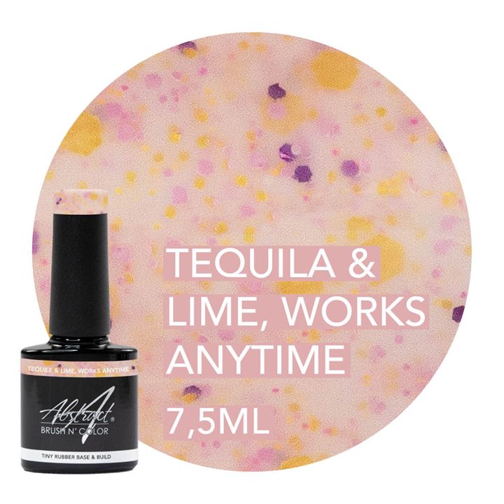 Rubber Base & Build TEQUILA & LIME, WORKS ANYTIME 7.5ml
